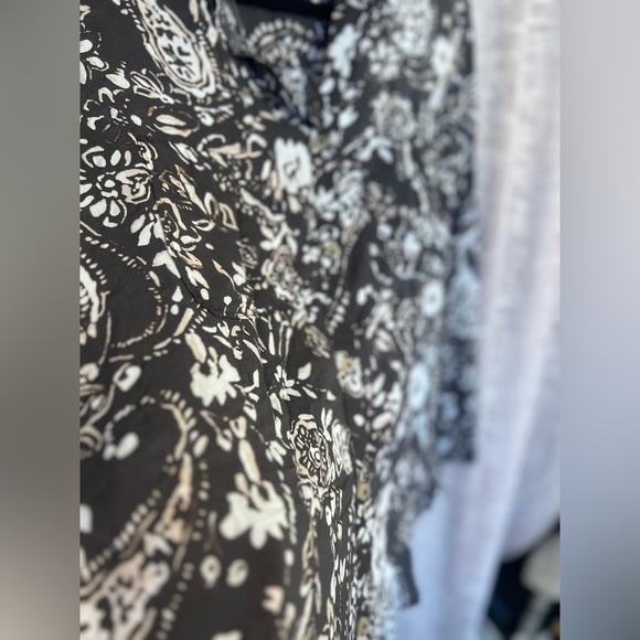 Anthropologie Pilcro Romy Relaxed Printed Buttondown Top, NEW - Picture 10 of 11